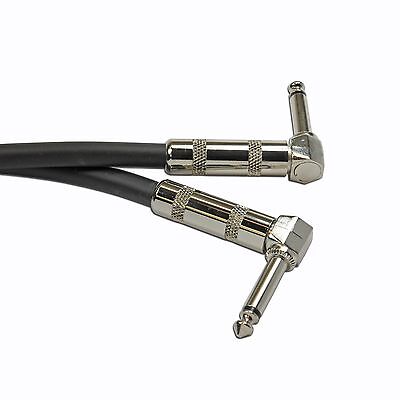 Right angle to Right 1/4 male speaker cable