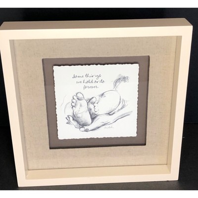 Ken Sheldon  Some Things We Hold Onto Forever'' Picture Framed 9x9  Nursery NEW