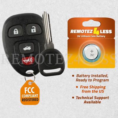 Replacement for Buick Chevy Pontiac Saturn Entry Remote Car Key Fob 4b b111-pt