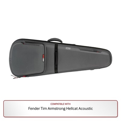 Gator Premium Gig Bag in Gray for Fender Tim Armstrong Hellcat Acoustic