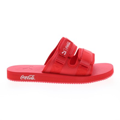 Мужские красные парусиновые шлепанцы Puma Wilo Coca Cola 38704201 11