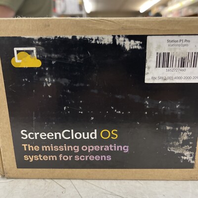 SCREENCLOUD OS STATION P1 PRO THE MISSING OPERATING SYSTEM FOR SCREENS