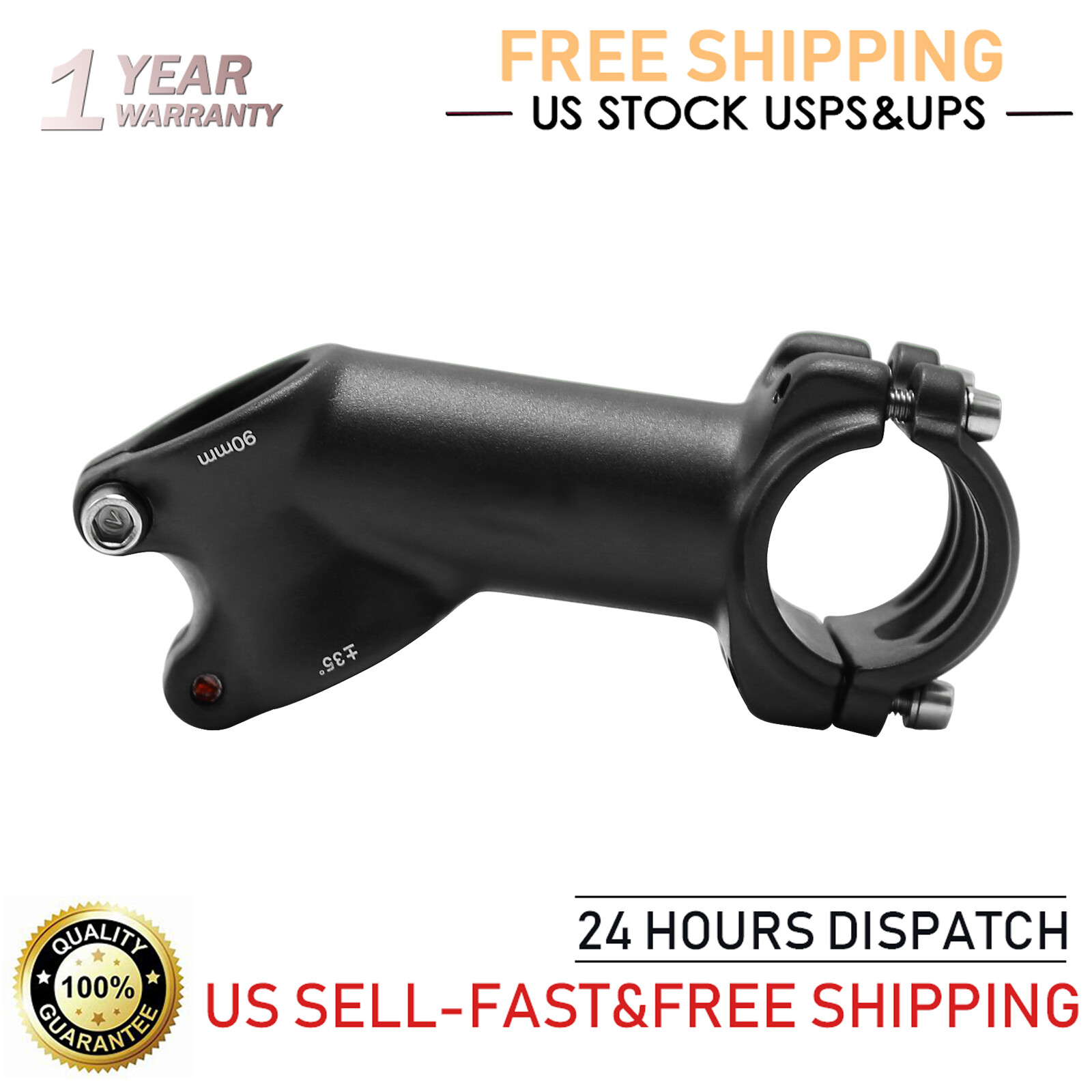 31.8mm Mountain Road Bike Stem Riser Adjustable MTB Bicycle Handlebar Universal
