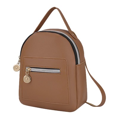 Mini Backpack Purse | PU Leather Backpack for Teen Girls with Zipper Pockets