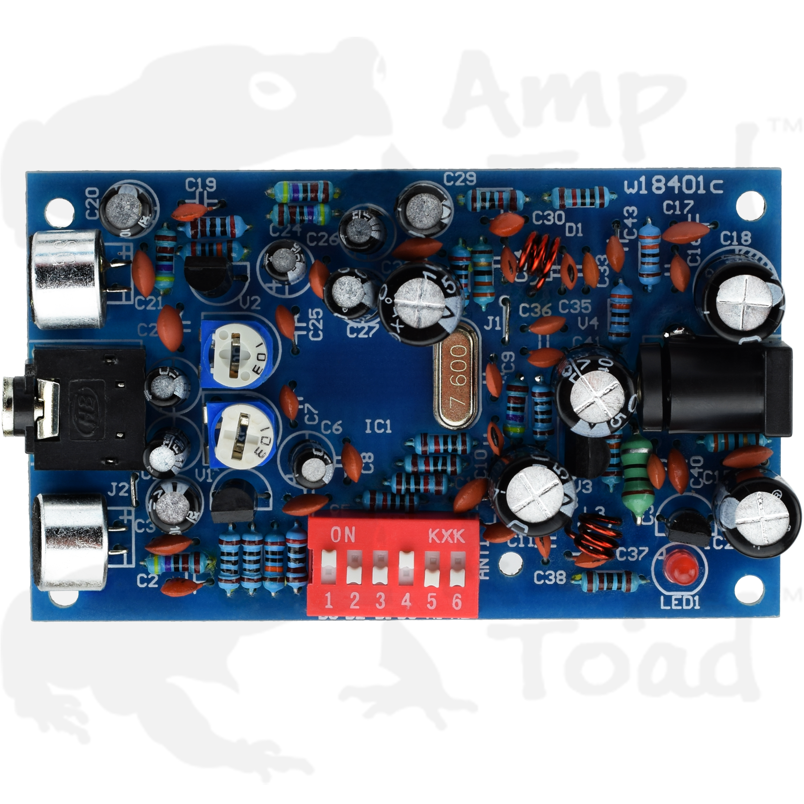 FM Transmitter Radio Station Stereo BH1417F - DIY Kit - Soldering Required