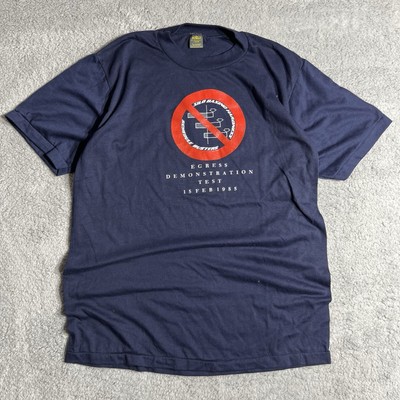 Men's Black Egress Demonstration Test T-Shirt Size L