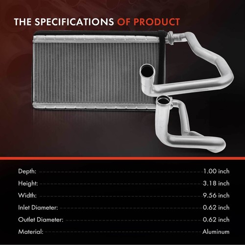 HVAC Heater Core for Jeep Wrangler 2007-2018 Wrangler JK 2018 2.0L 3.6L 3.8L SUV