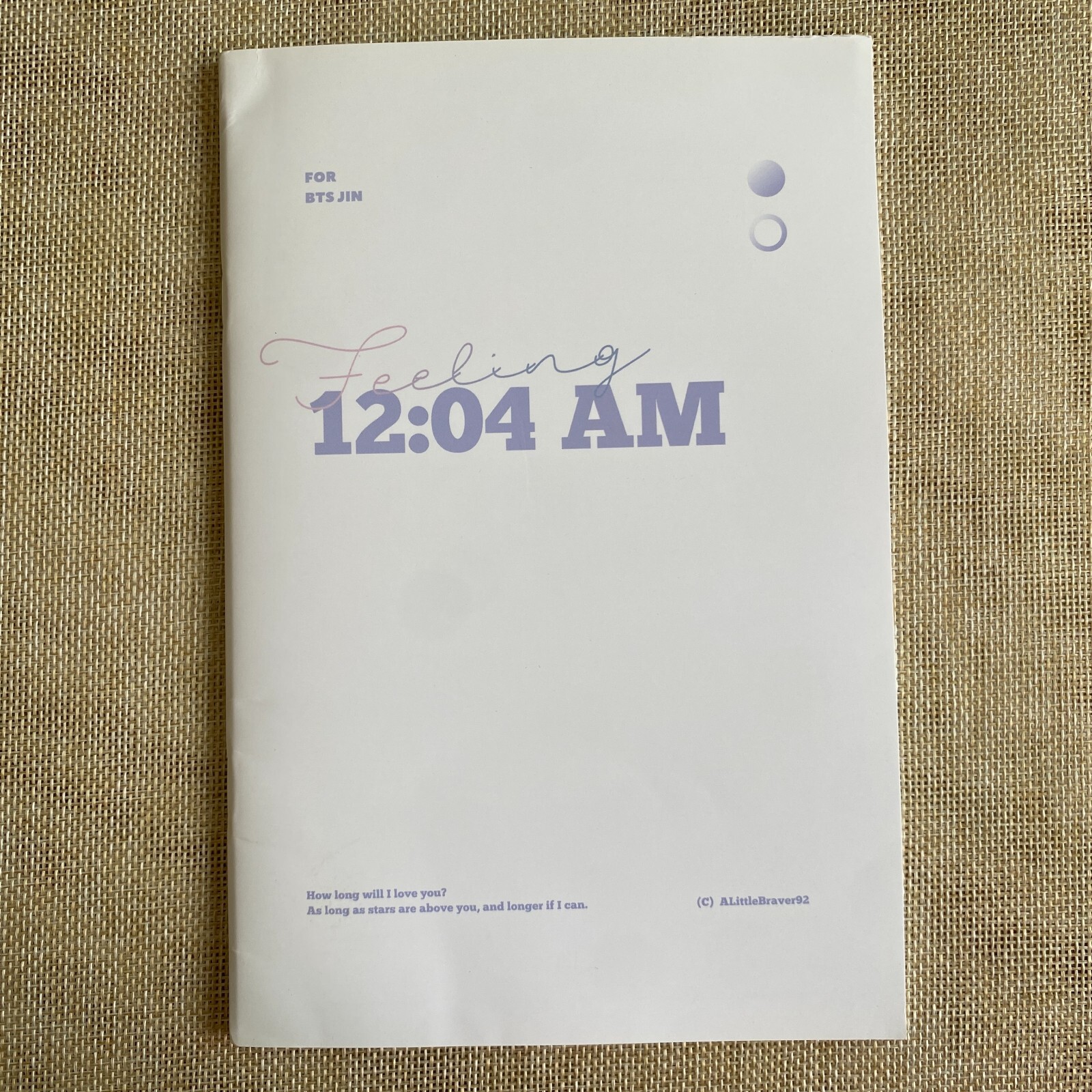 BTS エッセイブック　ジン BTS JIN [ 12:04 AM Exhibition Photobook ] ALittleBraver 30