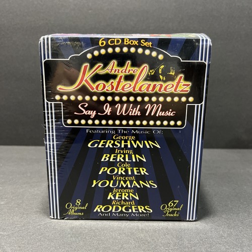 米6discs CD Ost, Andre Kostelanetz Say It With Music COLCD0230 COLLECTABLES 未開封 /01200 Set of 8 Andre Kostelanetz Albums 6 Cd Box Set Say It With