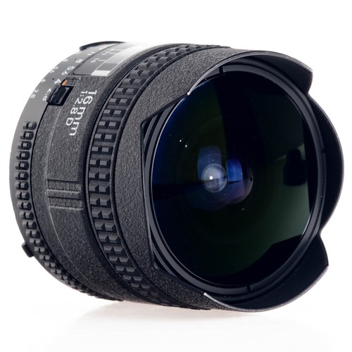 Nikon Nikkor AF 16mm F2.8 D Fisheye Autofocus FX Prime Lens 1910