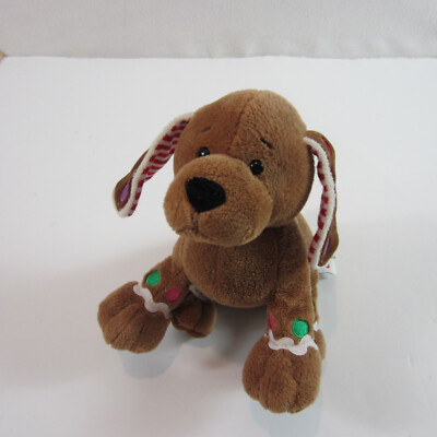 Ganz Webkinz Gingerbread Puppy Plush No Code stuffed animal