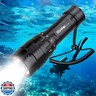 Wurkkos DL10R Dive Light - 4500 Lumen Super Bright Underwater Flashlight with Magnetic Rotary Switch 100m Diving Depth Scuba Dive Light,IPX-8 Waterproof,100000 Hours Lifespan Charger for Under Water