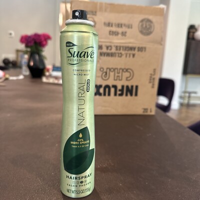 Suave Professionals Compressed Micro Mist Natural Hold #3 Hairspray 5.5oz No CAP