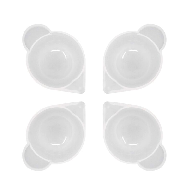 4PCS DIY Epoxy Resin Tool Mini Silicone Mixing Cups Dispensing