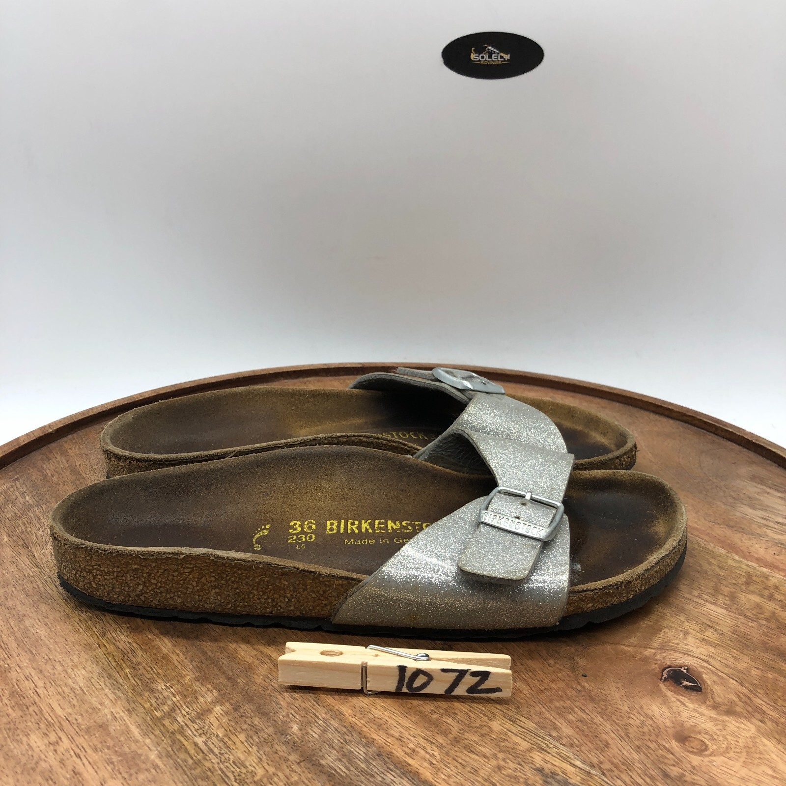 【新品未使用】BIRKENSTOCK Madrid BS Silver 38 Madrid Birko-Flor Silver | BIRKENSTOCK