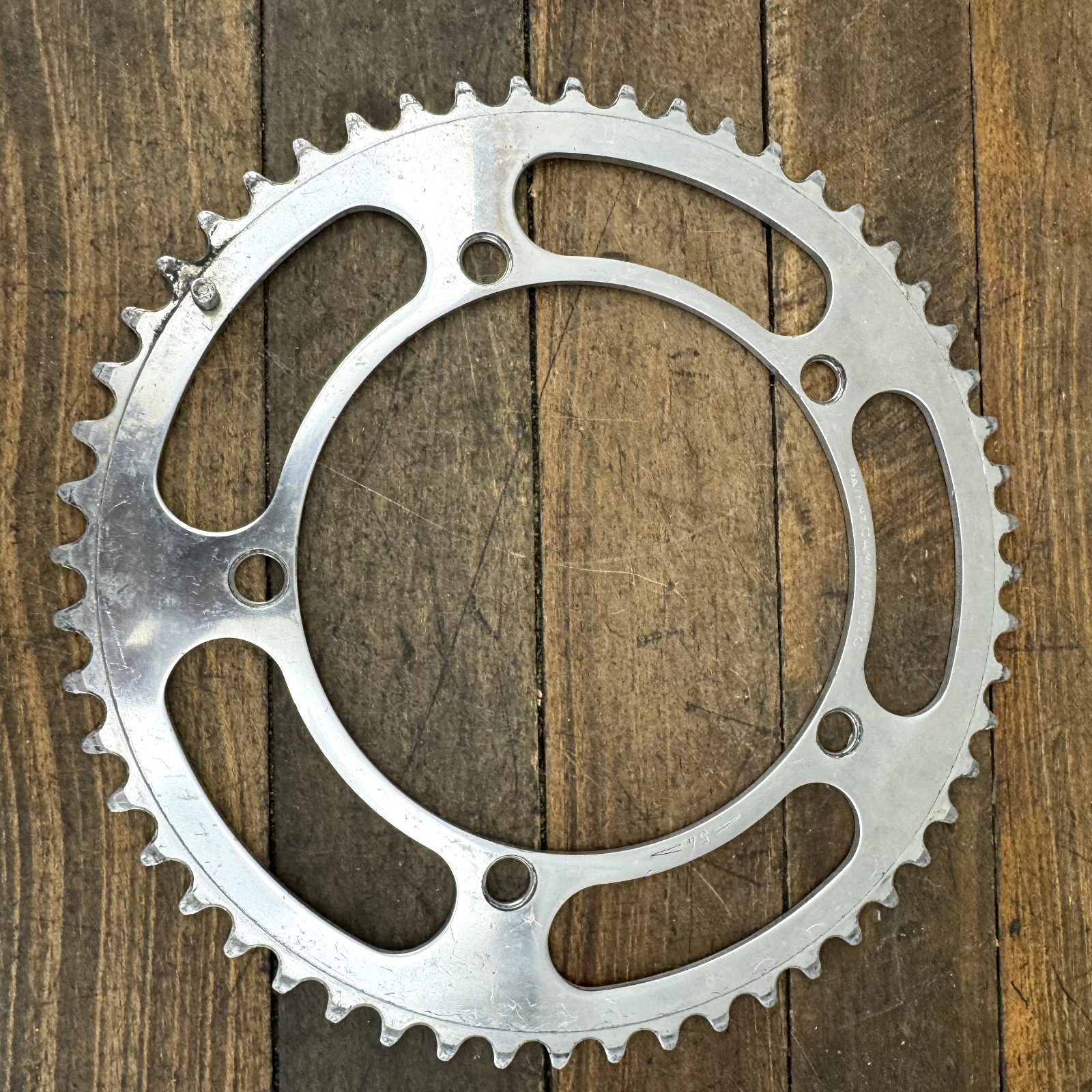 カイカイCAMPAGNOLO PATENT RECORDビンテージ Vintage Campagnolo Record 54t Chainring Patent 54 Tooth 144
