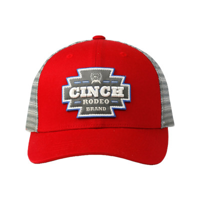 Cinch Men's Rodeo Logo Red Snapback Hat MHC7901004