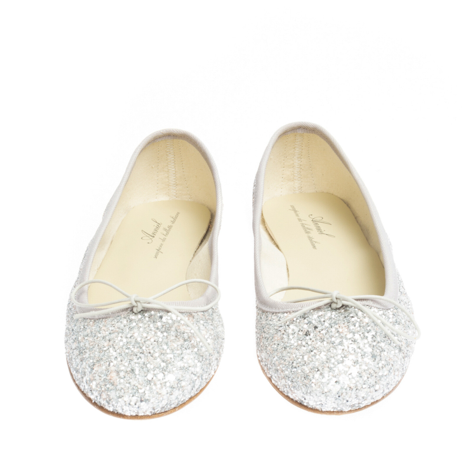 RRP €110 ANNIEL Ballerina Shoes EU 39 UK 6 US 9 Glitter