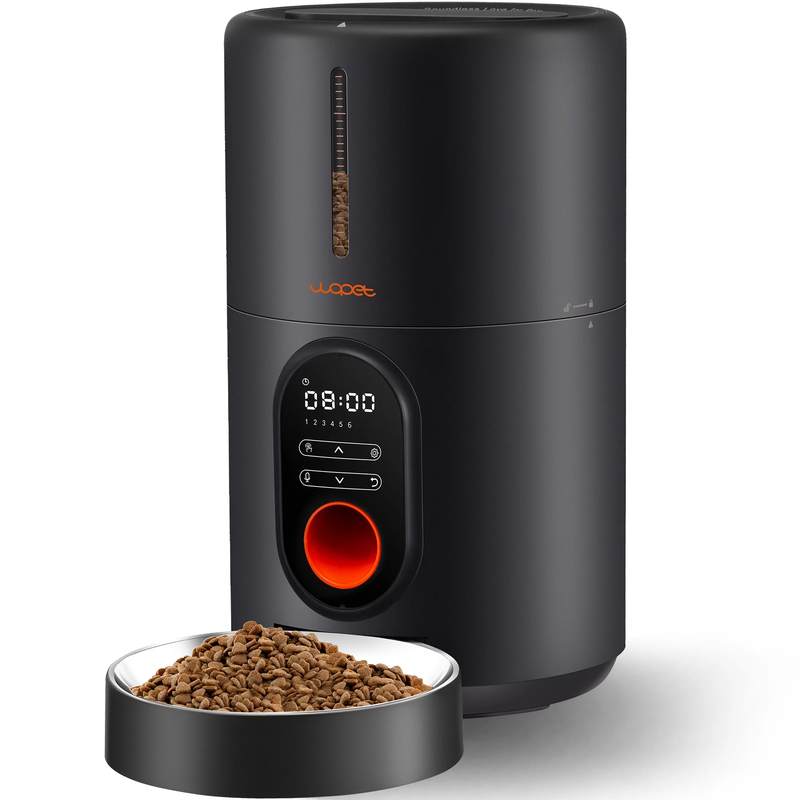Automatic Dog Feeders, Pet Feeder, Cat Food Dispenser with Stainless Steel Bowl,