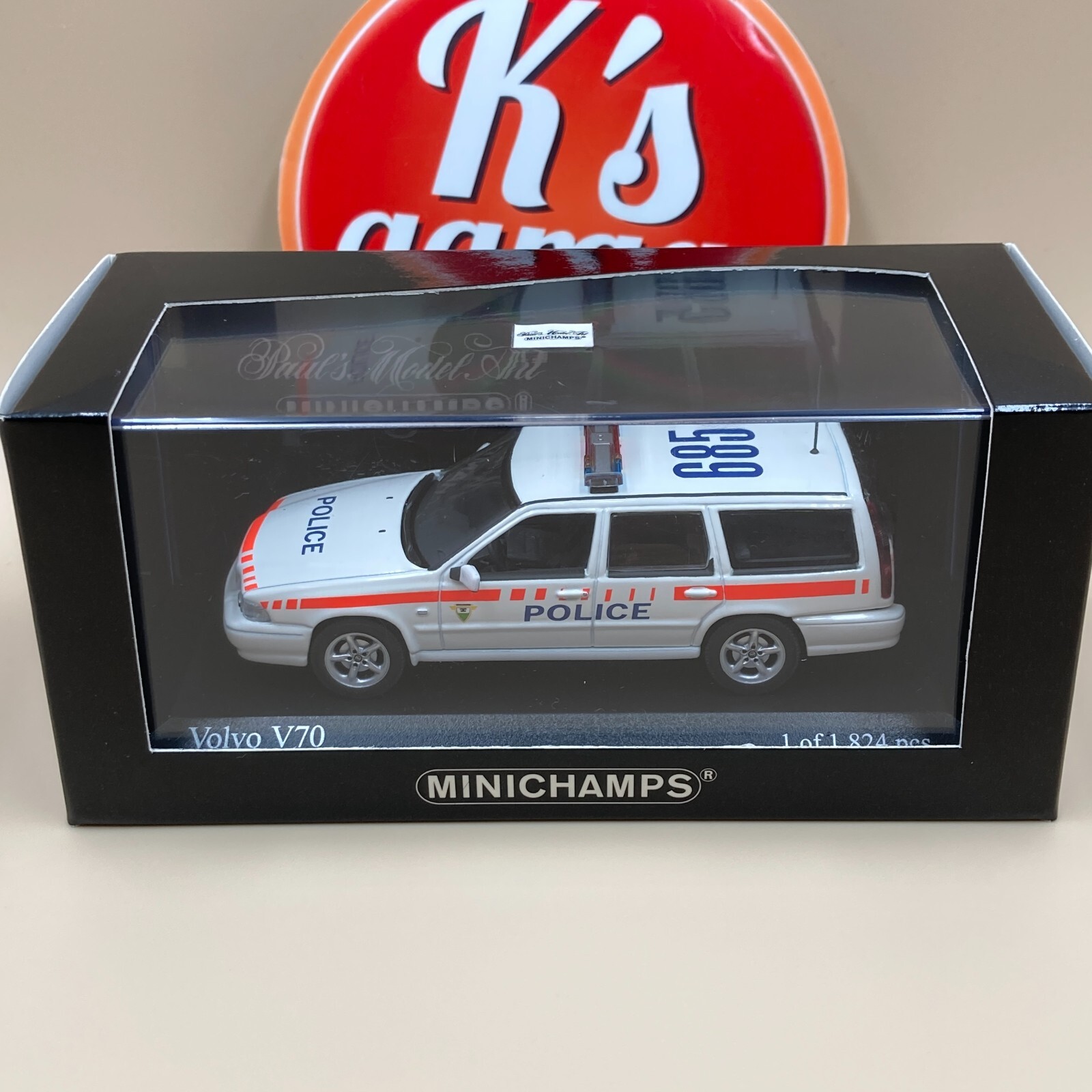 ミニチャンプス MINICHAMPS 1/43 Volvo ボルボ 740 GL 1986