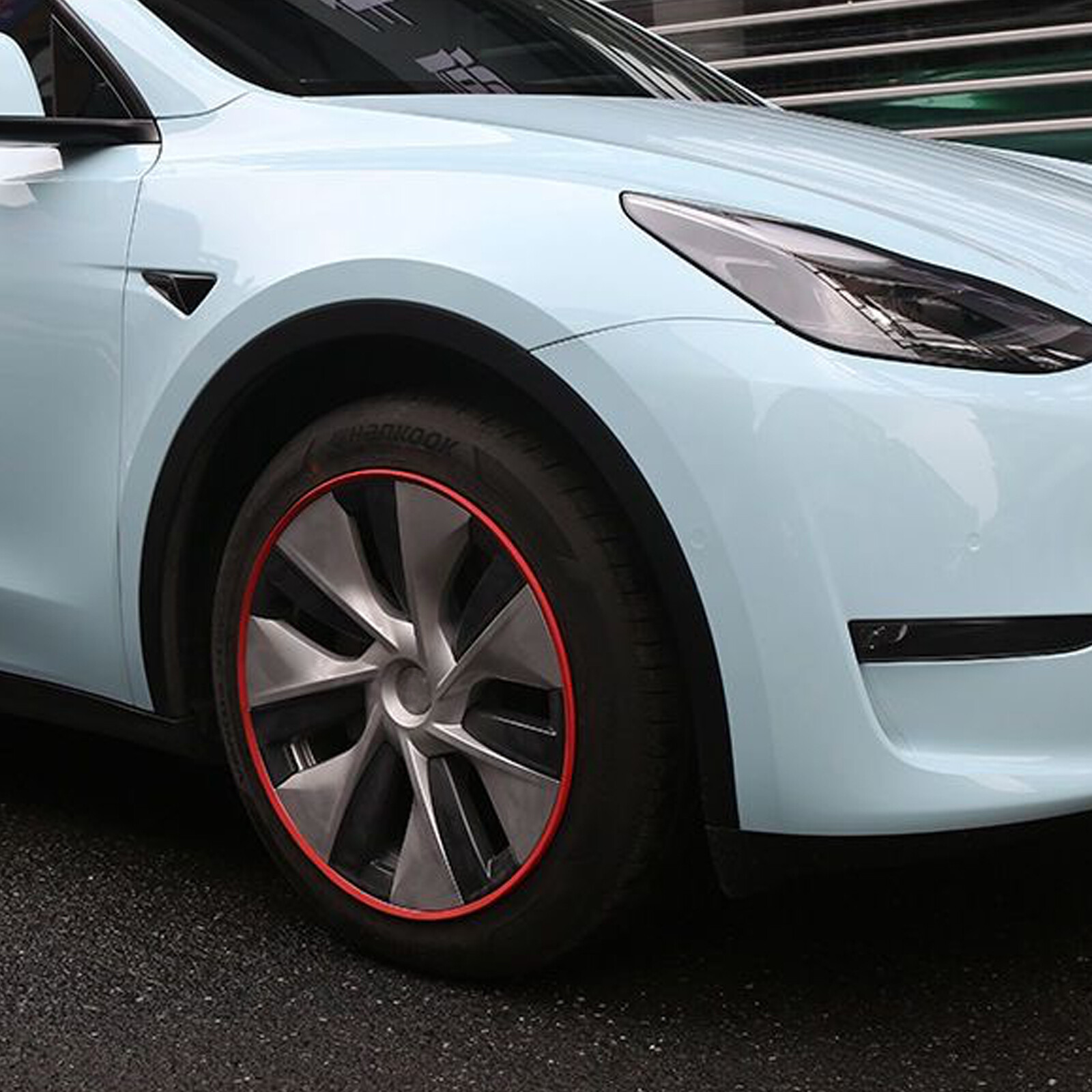 4pcs 16-20 Inch Car Wheel Hub Rim Trim Tire Ring Guard Strip Protector Decor