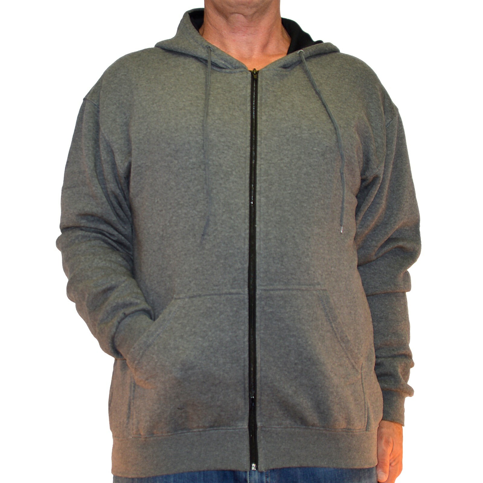 Pulse Big&Tall Performance Superior Fit Heavy Duty Fleece Zipper Hoodie 4 colors