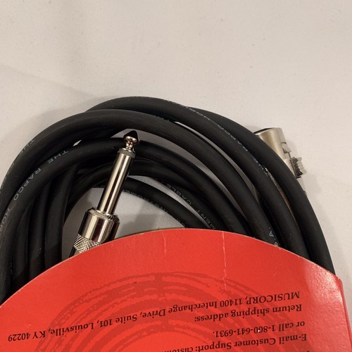 15ft XLR 3-Pin Male to 1/4