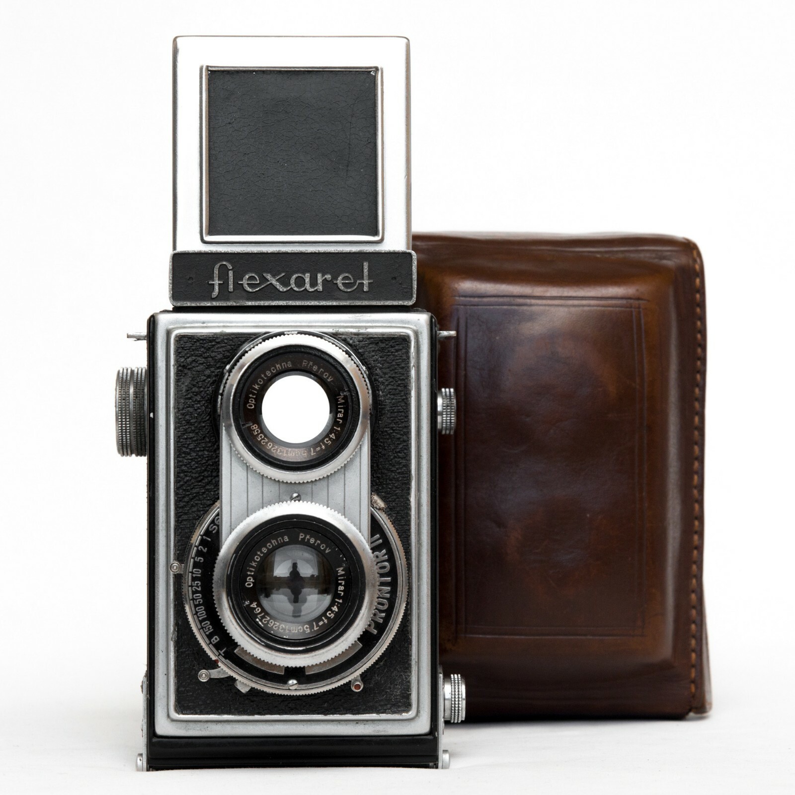 Meopta Flexaret V 二眼レフカメラ with case. SERVICED* Flexaret Va w/ Accessories Czech Meopta Camera