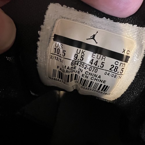 Mens Nike Jordan Flight 9.5 Wolf Gray Basketball Shoes Sneakers Size 10.5 M GUC