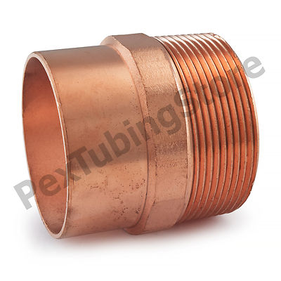 (5) 2'' C x 2'' Male NPT Threaded Copper Adapters