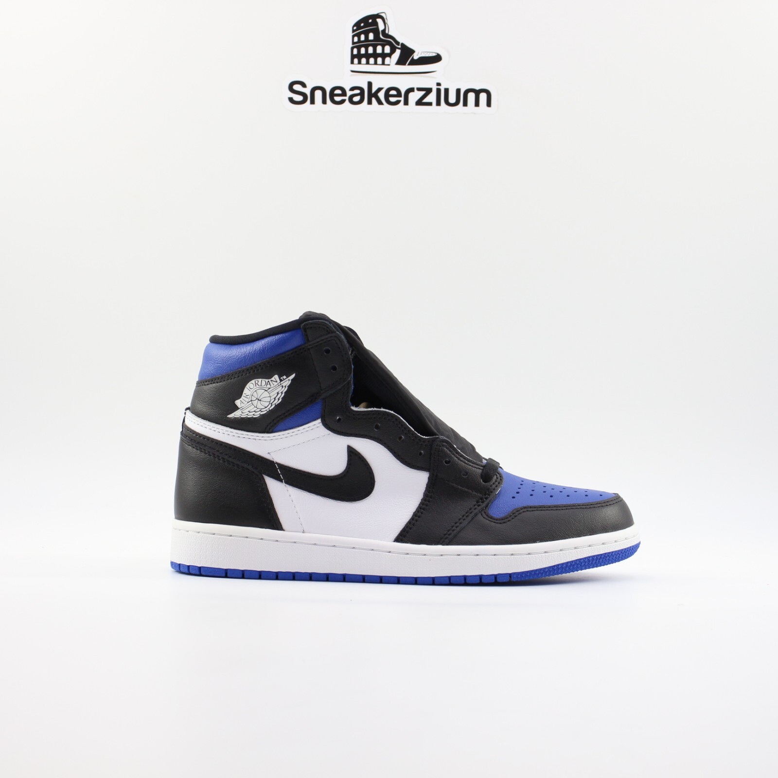 Мужские новые кроссовки Nike Air Jordan 1 Retro High Royal Toe 555088-041