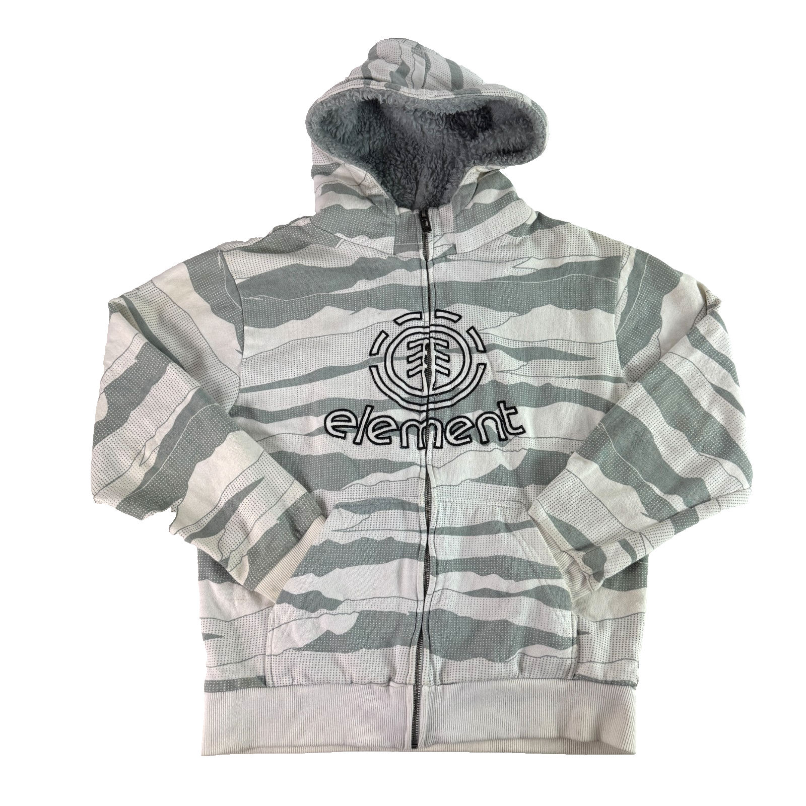 Vintage Y2K Element Zip Hoodie Skateboards Streetwear Thumb