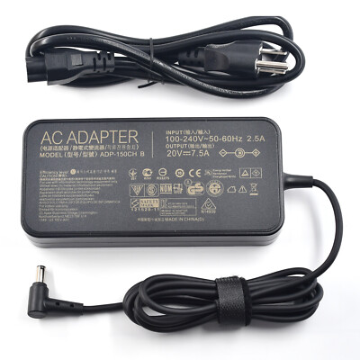 150W 20V 7.5A Charger for ASUS TUF Gaming FX705DY TUF705GD 6.0*3.7mm Tip Adapter