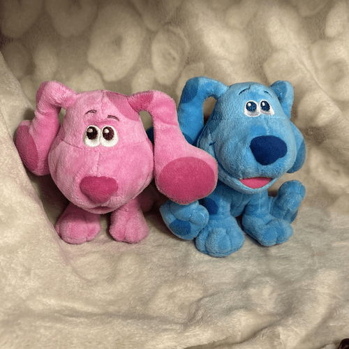 Blue’s Clues Blue and Magenta 7” Stuffed Animal Plush Viacom Nickelodeon