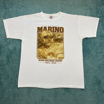 VINTAGE Dan Marino Miami Dolphins 1999 Shirt Adult Large NFL Football 13 Mens
