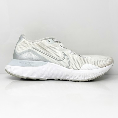 

Nike Womens Renew Run CK6360-003 Белые кроссовки для бега, размер 8,5, Белый, Renew Run