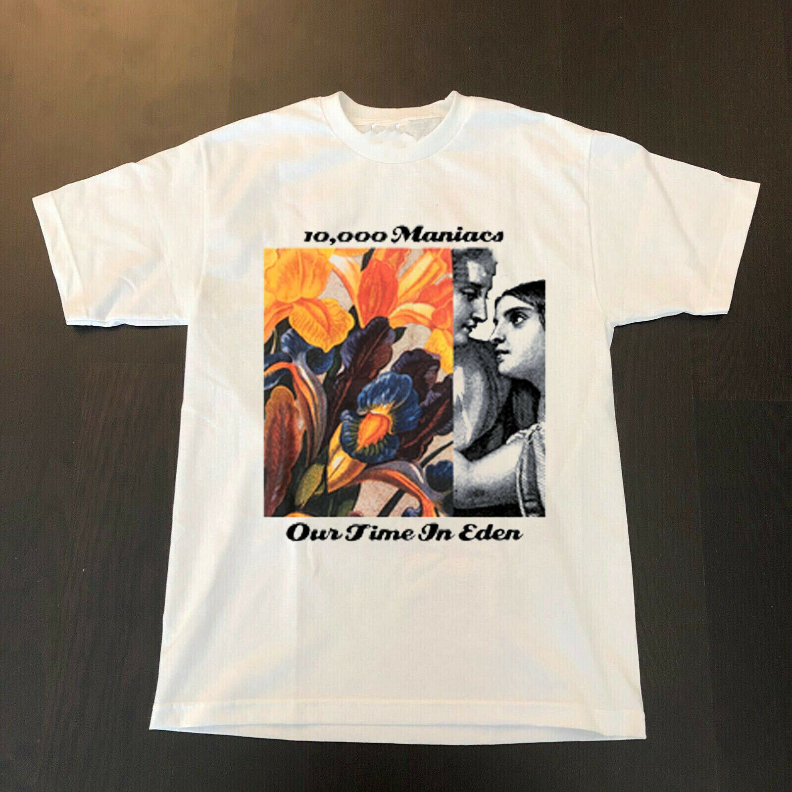 Retro 10000 maniacs Band Heavy Cotton White S-5XL Unisex Retro 10000 maniacs Band Heavy Cotton White S-5XL Unisex