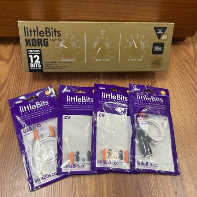 KORG Littlebits Synth Kit 12 Bit Analog Modular Synthesizer Set Open Box