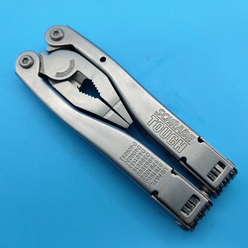 USED Schrade Tough multi tool folding pliers All in one
