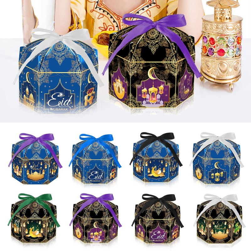 Moon Light Candy Boxes For Eid Mubaraks Guests