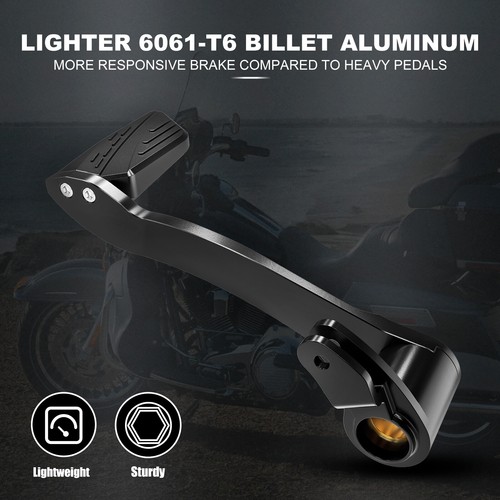 CNC Rear Brake Lever Pedal Kit For Harley Street Glide FLHX Special FLHXS 14-23