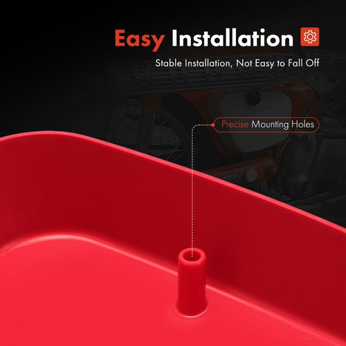 Right Side Battery Box Cover for Honda CT110 1980-1986 CT90 1969-1979 CA105T Red