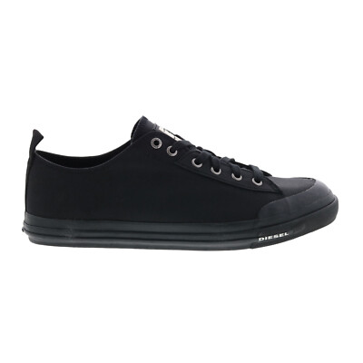 

Diesel S-Astico Low Cut Мужские черные парусиновые кроссовки Lifestyle Обувь, Черный, Diesel S-Astico Low Cut