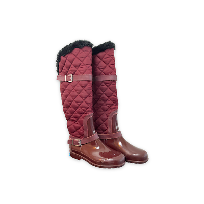 Red michael sales kors rain boots