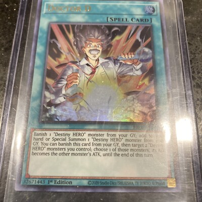 Yugioh! Doctor D - BROL-EN010 - Ultra Rare - 1st Ed Ships Same Day