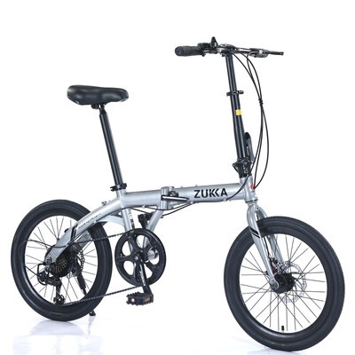 20\ Folding City Bike Aluminum Frame 8 Speed Folding Bike