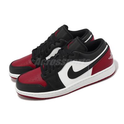 Nike Air Jordan 1 Low AJ1 Bred Toe 2.0 Men Casual Shoes Sneakers 553558-161