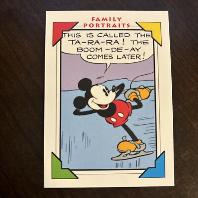 1991 Impel Disney Collector Cards #154 MICKEY MOUSE FAMILY PORTRAIT