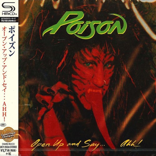 POISON - Open Up And Say  Ahh! - Japan Jewel Case SHM CD