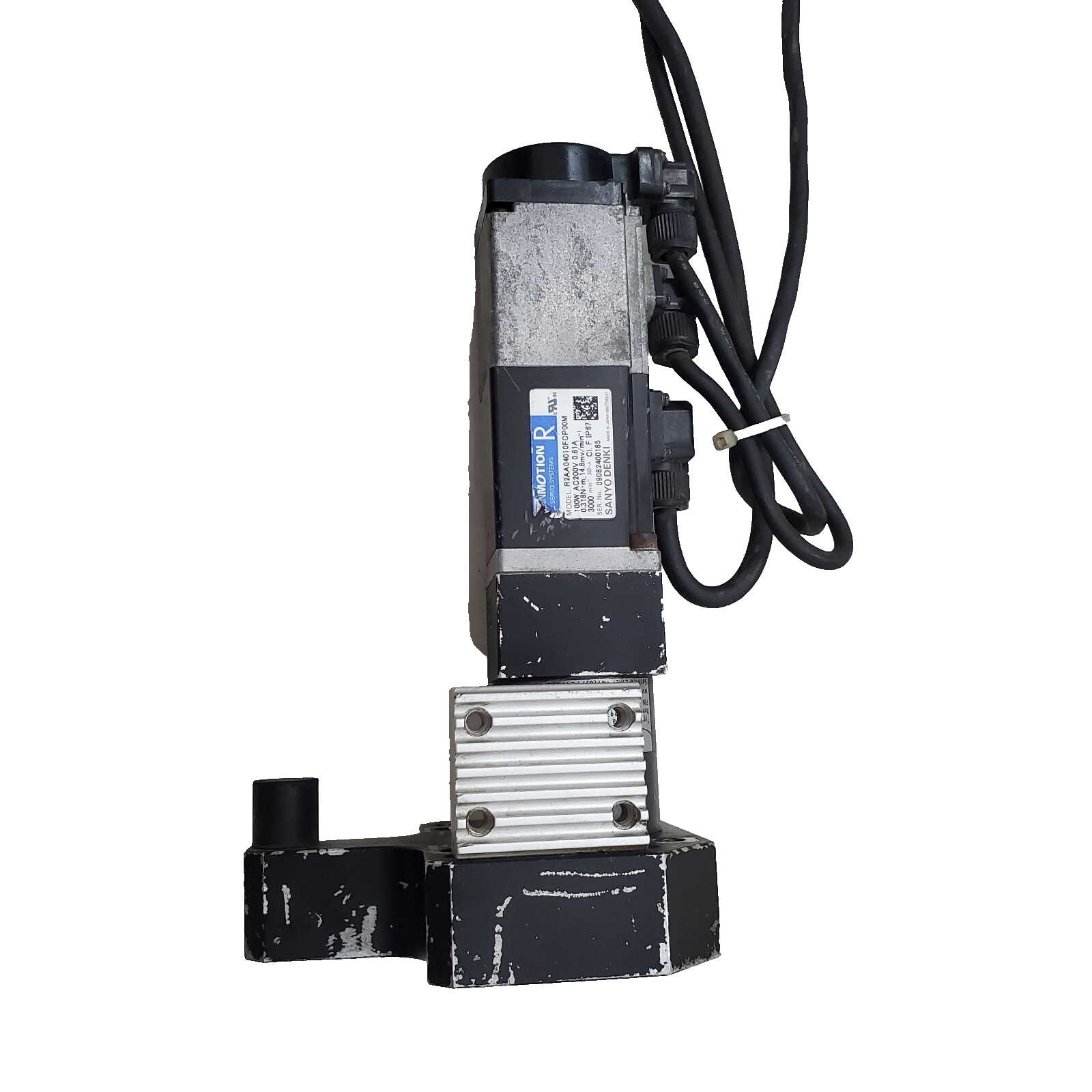 SANMOTION R2AA04010FCP00M 100W AC200V WITH ALPHIRA 040-1 RATIO 10 ITEM 10012963
